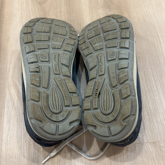 Grisport Ergo-Flex Cloe 8 size 7/eur 38 running shoes blue suede & white accents - Picture 8 of 8